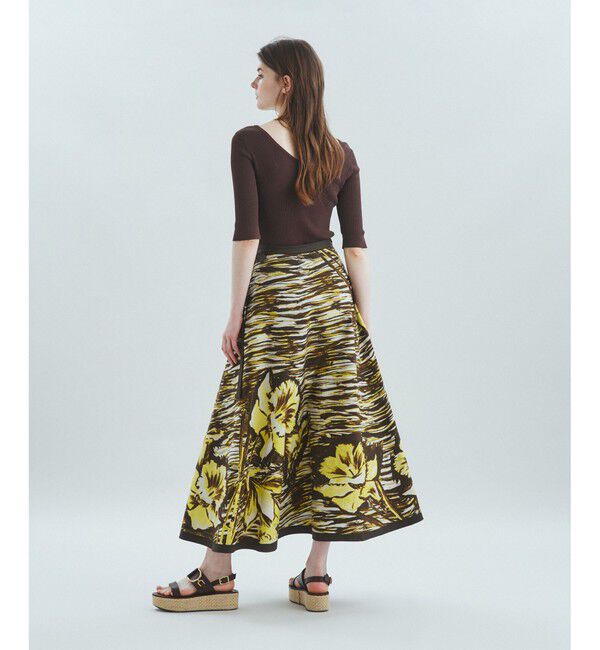 Grace Class「ペイントフラワーメキシカンスカート」|スカート|