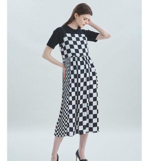 Grace Class「チェッカープリントキャミドレス」|ワンピース|