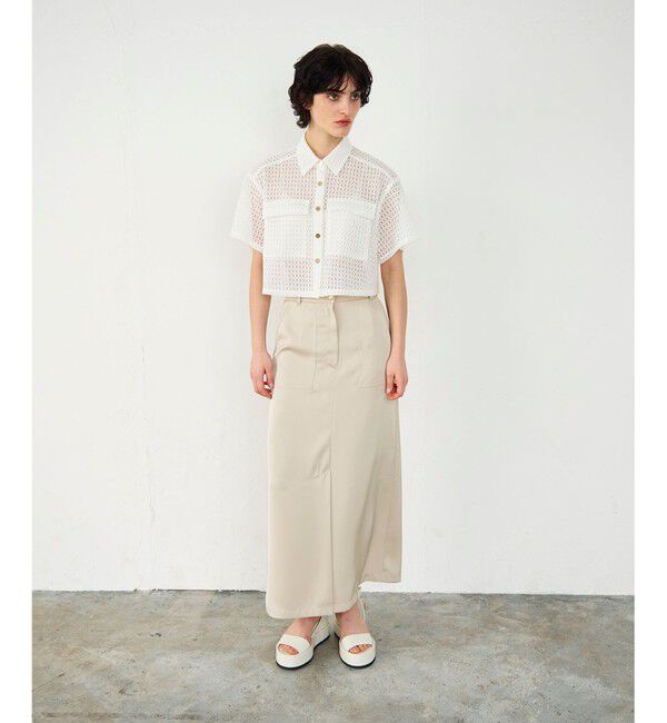 Diagram「サテンストレートスカート」|スカート|