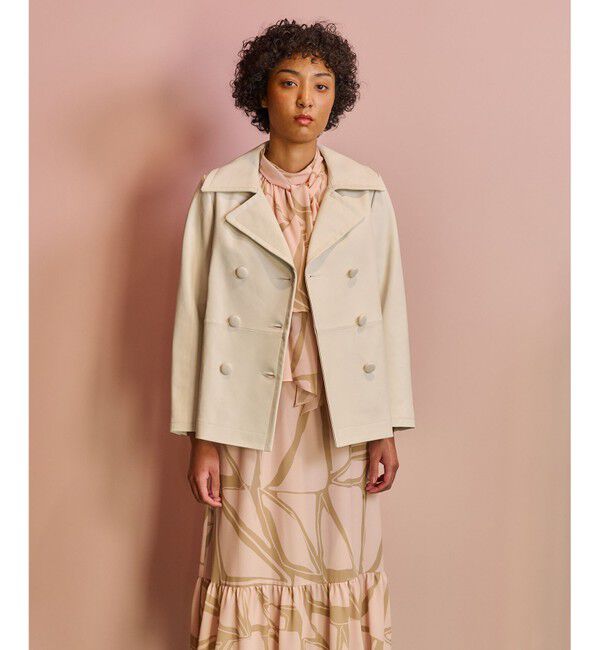 Grace Class「ラムレザーＰコート」|ピーコート|