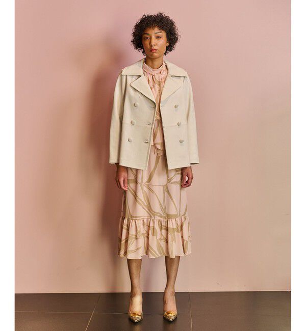 Grace Class「ラムレザーＰコート」|ピーコート|