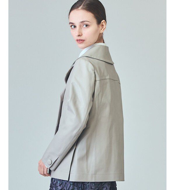 Grace Class「ラムレザーＰコート」|ピーコート|