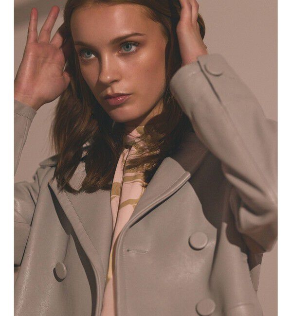 Grace Class「ラムレザーＰコート」|ピーコート|