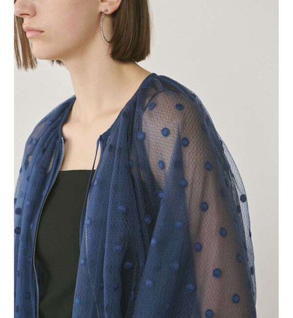  「チュールノーカラーブルゾン」|ブルゾン・スタジャン|