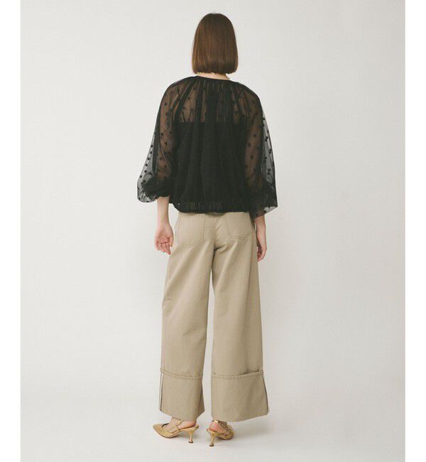  「チュールノーカラーブルゾン」|ブルゾン・スタジャン|