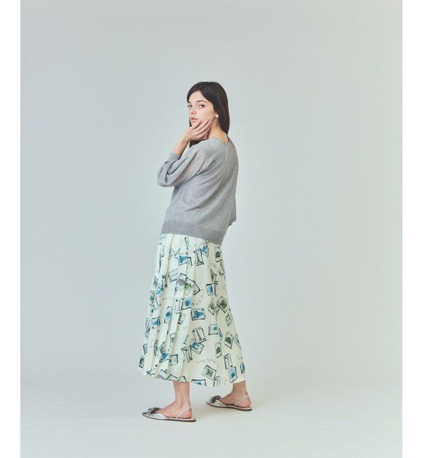  「トランププリントラップスカート」|スカート|