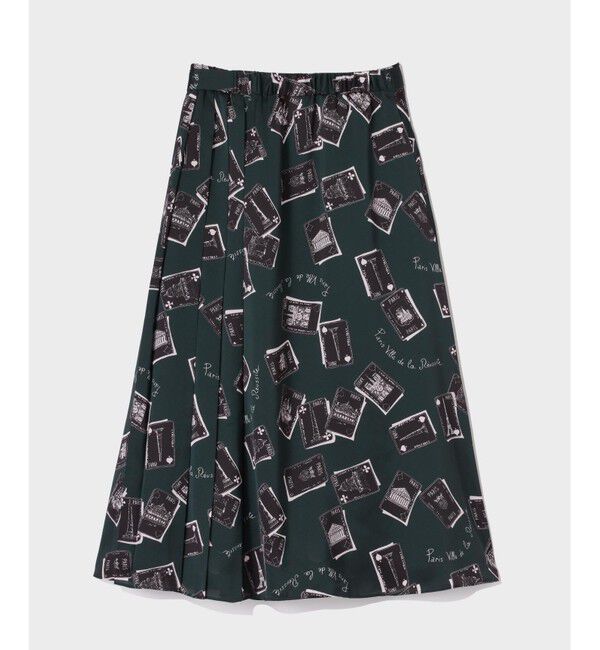  「トランププリントラップスカート」|スカート|