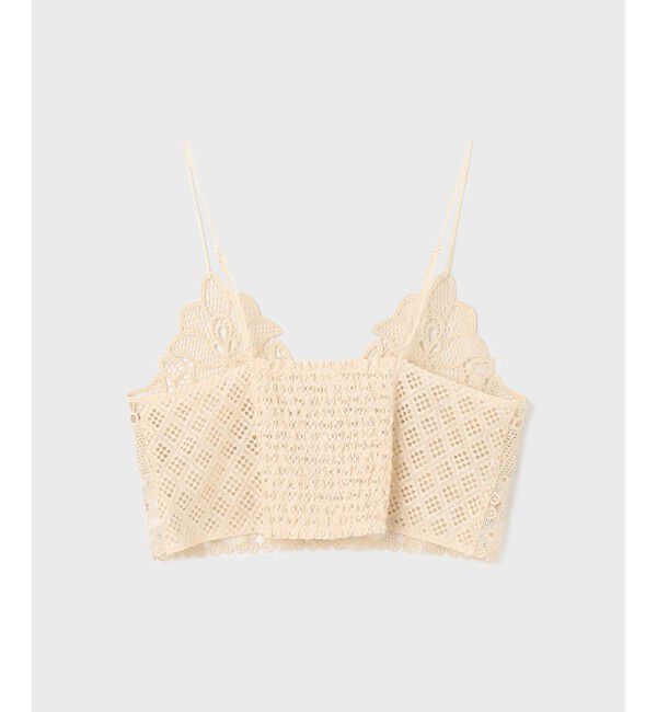 GRACE CONTINENTAL「レースキャミ付カフタンブラウス」|シャツ・ブラウス|