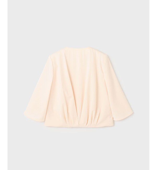 Diagram「ラップスリーブジャケット」|ノーカラージャケット|