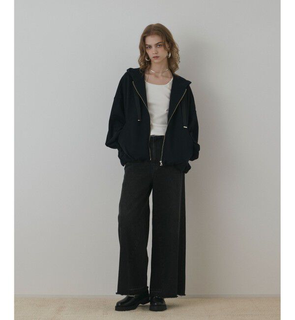 Diagram「バル－ン裏毛パ－カ－」|パーカー|ブラック