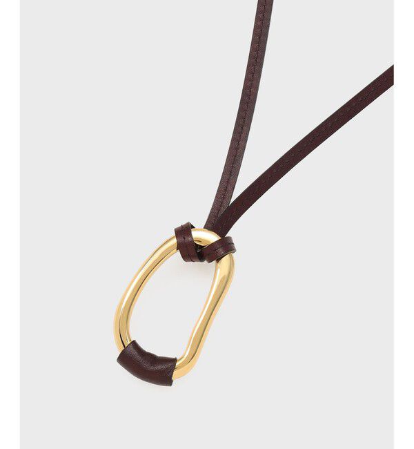 Diagram「レザーリングネックレス」|ネックレス|