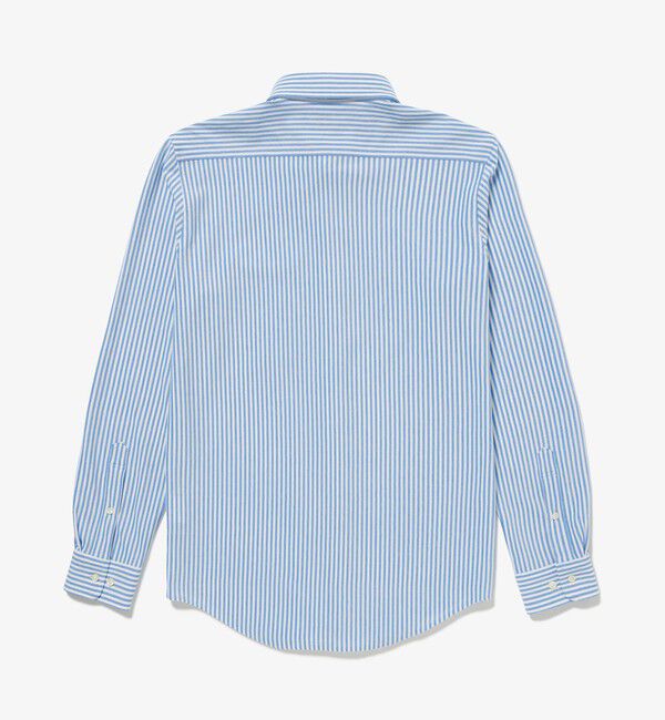 LACOSTE「クールマックスブレンド鹿の子地ストライプシャツ」|シャツ・ブラウス|