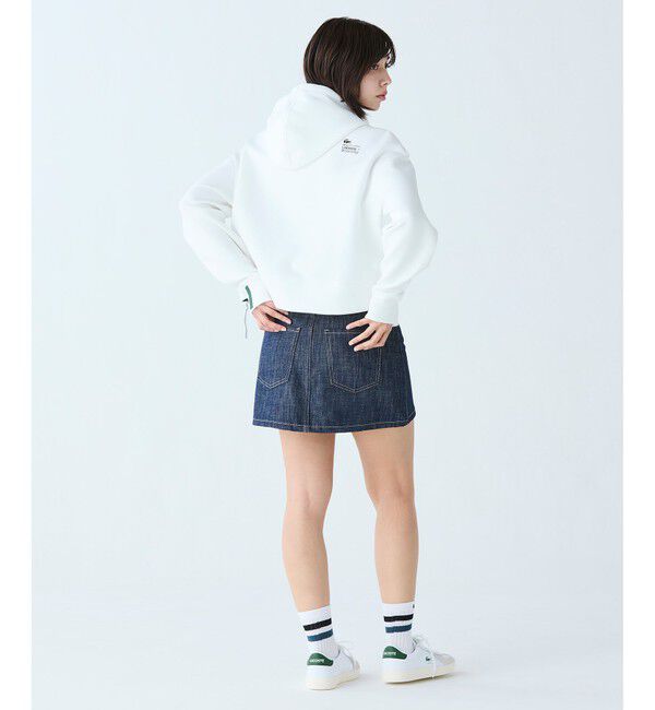 LACOSTE「ワイド＆クロップドフードスウェットパーカー / フーディー」|パーカー|