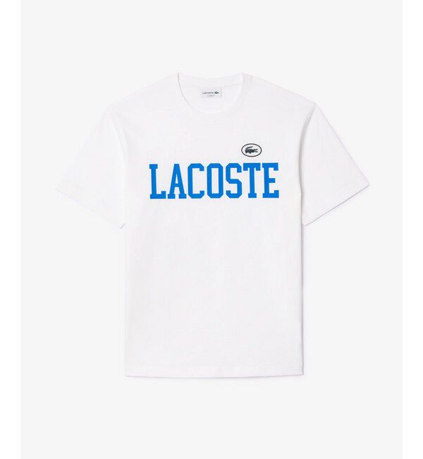 LACOSTE「カレッジプリントTシャツ」|Tシャツ・カットソー|