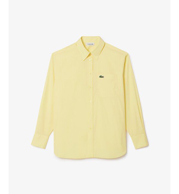 LACOSTE「コットンポプリンボタンシャツ」|シャツ・ブラウス|