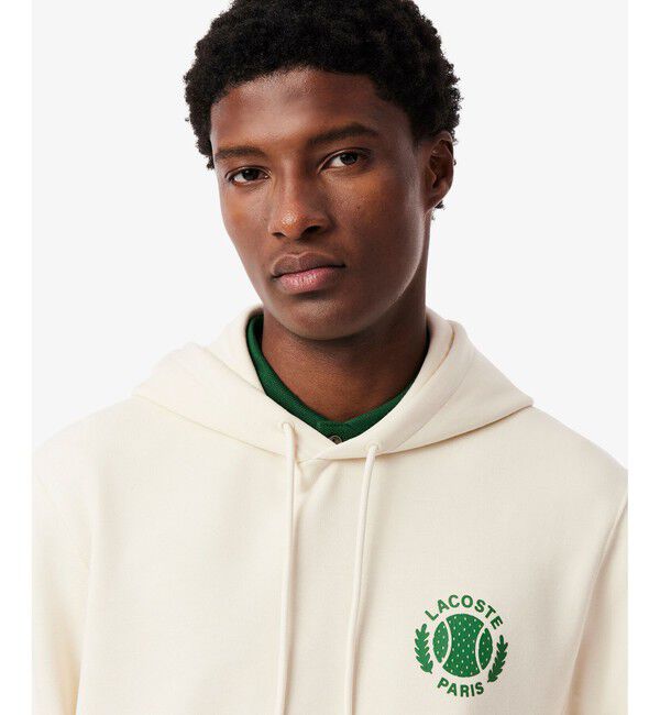 LACOSTE「ヘリテージテニスロゴスウェットフーディー」|パーカー|