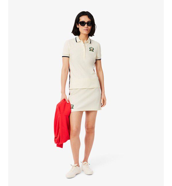 LACOSTE「サイドメッシュバンドポロシャツ」|ポロシャツ|