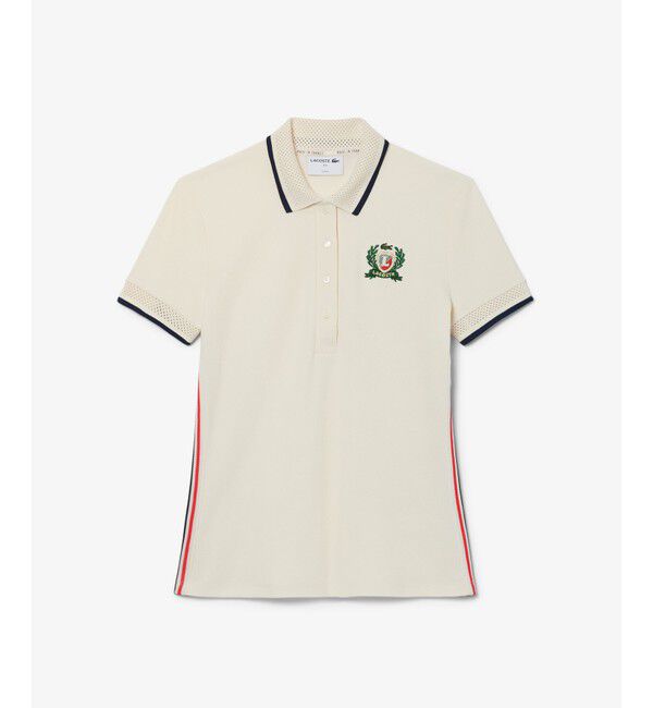 LACOSTE「サイドメッシュバンドポロシャツ」|ポロシャツ|