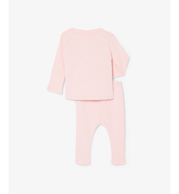 LACOSTE「サイドリボンカーディガンベビーパジャマギフトセット」|その他ベビーウェア|