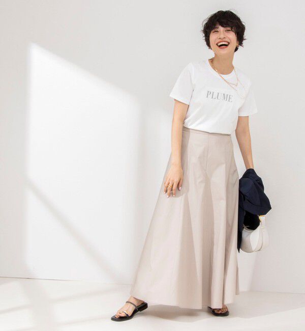 NOLLEY'S sophi「ウォッシャブルタイプライターフレアロングスカート」|スカート|