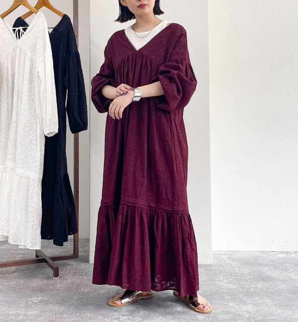 fredy emue「コットンジャガードワンピース」|ワンピース|