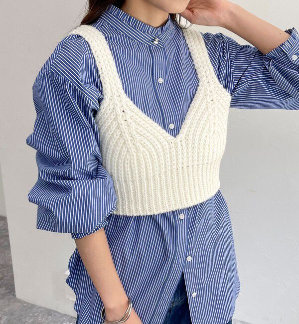 fredy emue「ニットビスチェ」|ニット・セーター|