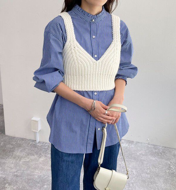 fredy emue「ニットビスチェ」|ニット・セーター|