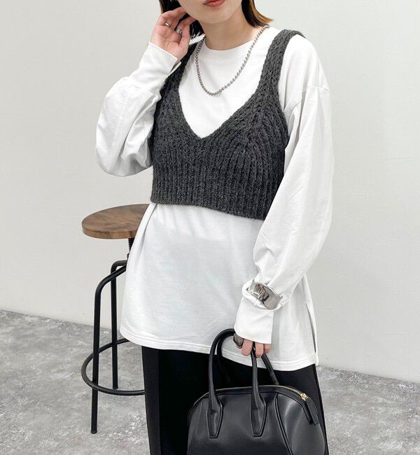 fredy emue「ニットビスチェ」|ニット・セーター|