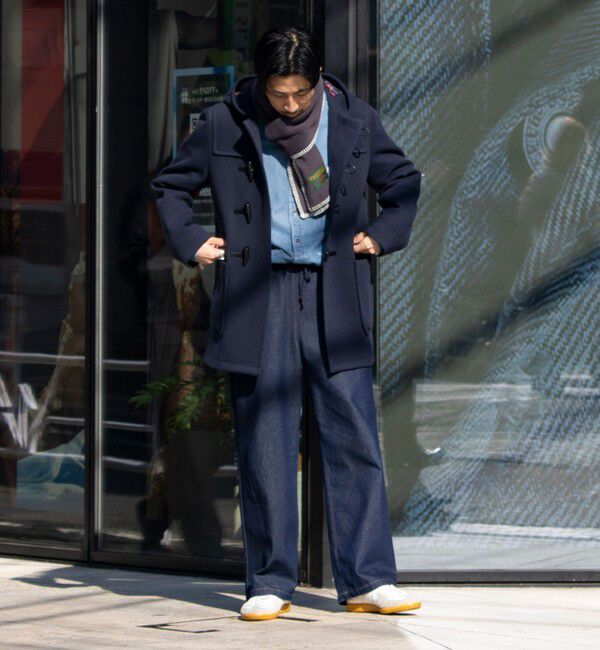 GLOSTER「【GLOSTER/グロスター】メルトン ダッフルコート/ハーフコート」|ダッフルコート|