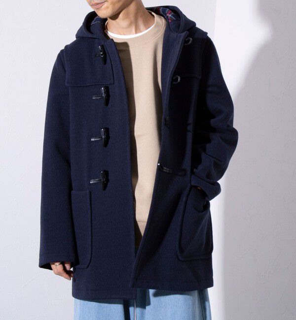 GLOSTER「【GLOSTER/グロスター】メルトン ダッフルコート/ハーフコート」|ダッフルコート|