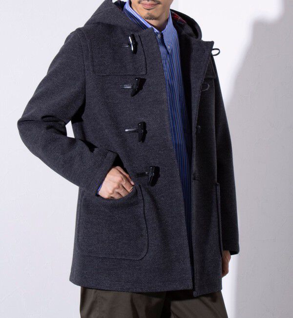 GLOSTER「【GLOSTER/グロスター】メルトン ダッフルコート/ハーフコート」|ダッフルコート|