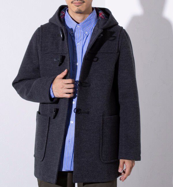 GLOSTER「【GLOSTER/グロスター】メルトン ダッフルコート/ハーフコート」|ダッフルコート|