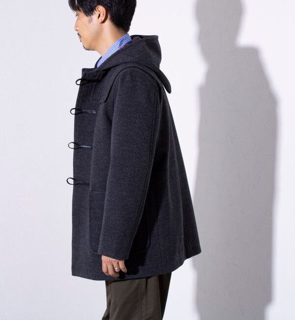 GLOSTER「【GLOSTER/グロスター】メルトン ダッフルコート/ハーフコート」|ダッフルコート|