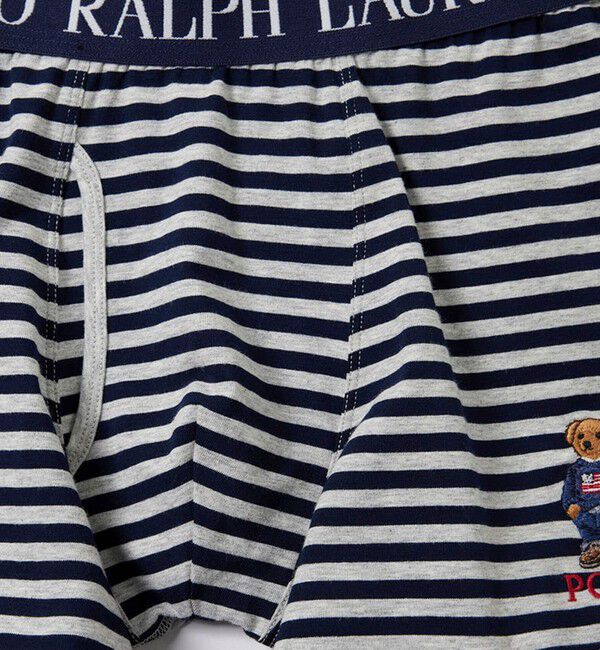 GLOSTER「【POLO RALPH LAUREN】Boxer BEAR ボクサーブリーフ ストライプ」|インナー|
