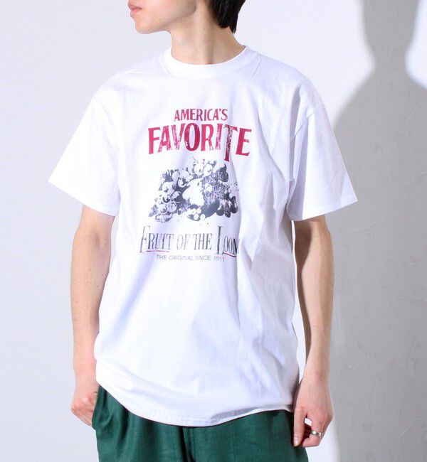 GLOSTER「【FRUIT OF THE LOOM/フルーツオブザルーム】プリントTシャツ フロントプリント」|Tシャツ・カットソー|