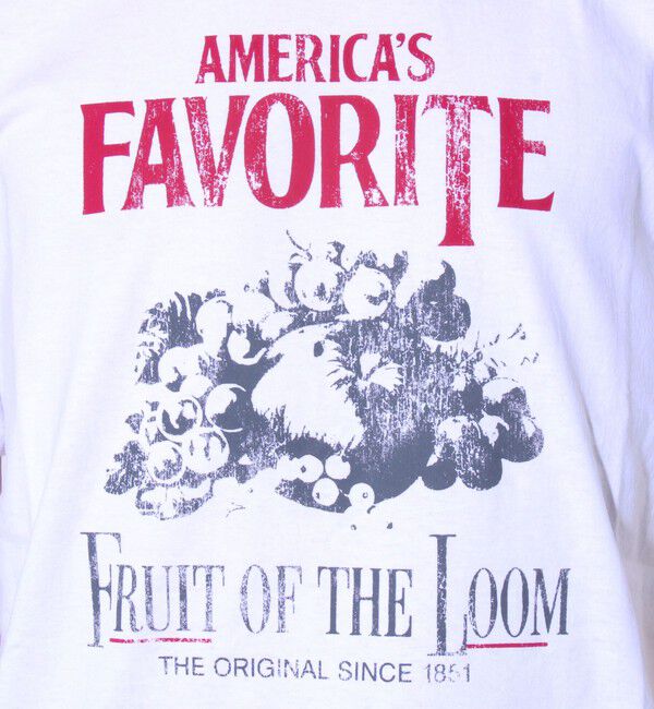 GLOSTER「【FRUIT OF THE LOOM/フルーツオブザルーム】プリントTシャツ フロントプリント」|Tシャツ・カットソー|