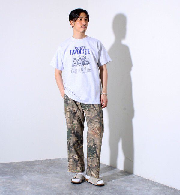 GLOSTER「【FRUIT OF THE LOOM/フルーツオブザルーム】プリントTシャツ フロントプリント」|Tシャツ・カットソー|