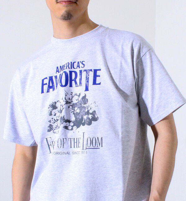 GLOSTER「【FRUIT OF THE LOOM/フルーツオブザルーム】プリントTシャツ フロントプリント」|Tシャツ・カットソー|