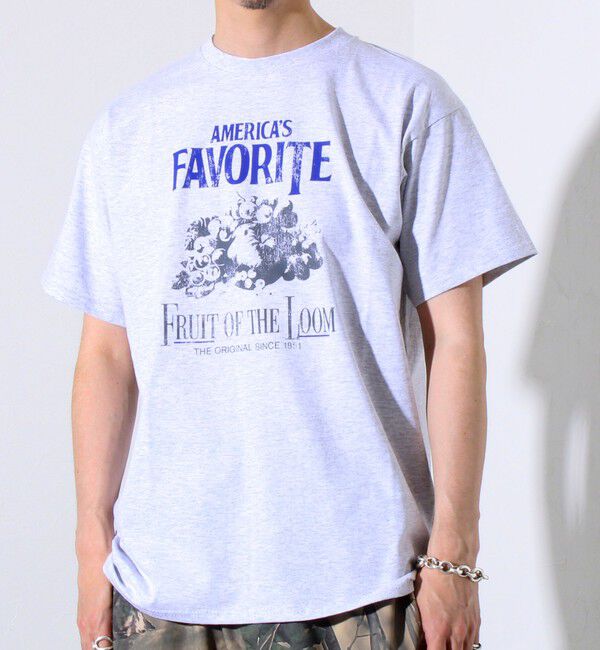 GLOSTER「【FRUIT OF THE LOOM/フルーツオブザルーム】プリントTシャツ フロントプリント」|Tシャツ・カットソー|