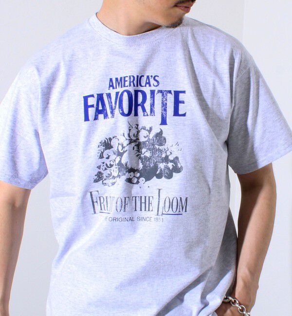 GLOSTER「【FRUIT OF THE LOOM/フルーツオブザルーム】プリントTシャツ フロントプリント」|Tシャツ・カットソー|