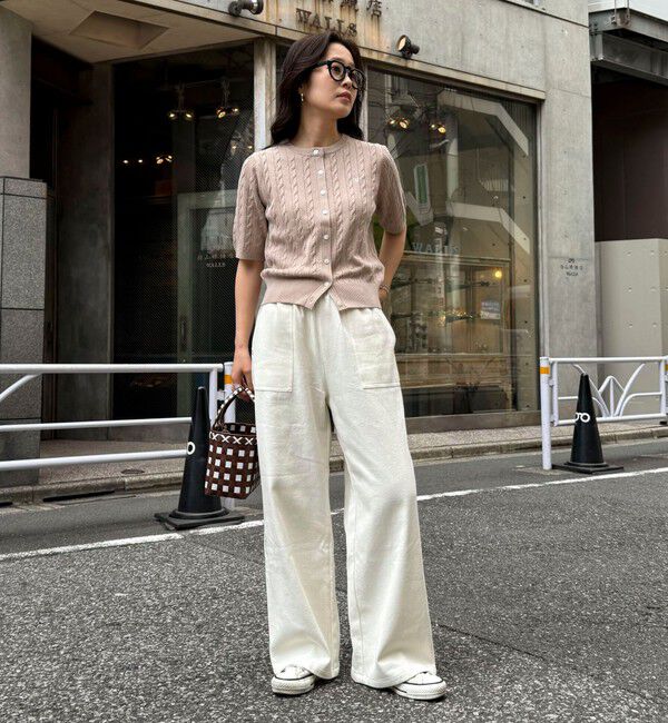 fredy emue「ライトオンスデニムベイカーイージーパンツ」|デニム|