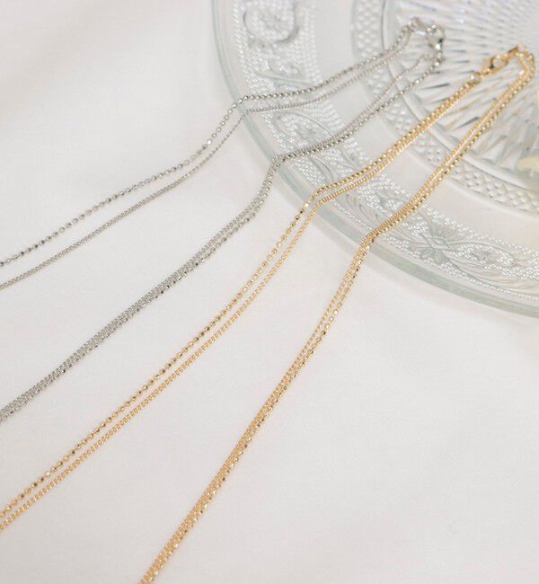 fredy emue「キャシャチェーン2連ネックレス」|ネックレス|ゴールド