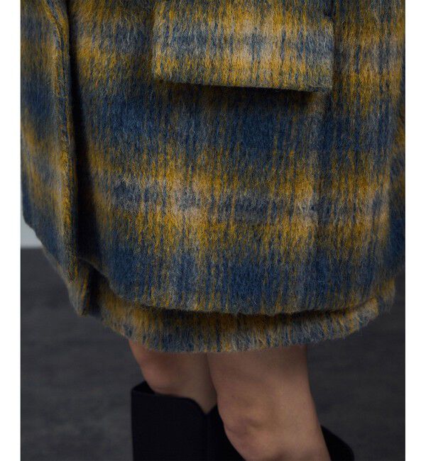 SALON adam et rope'「BALLIシャギージャケットコート」|その他|