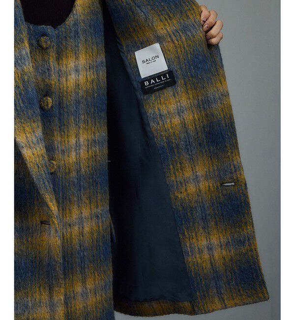 SALON adam et rope'「BALLIシャギージャケットコート」|その他|