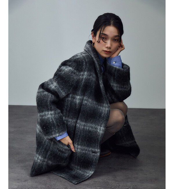 SALON adam et rope'「BALLIシャギージャケットコート」|その他|