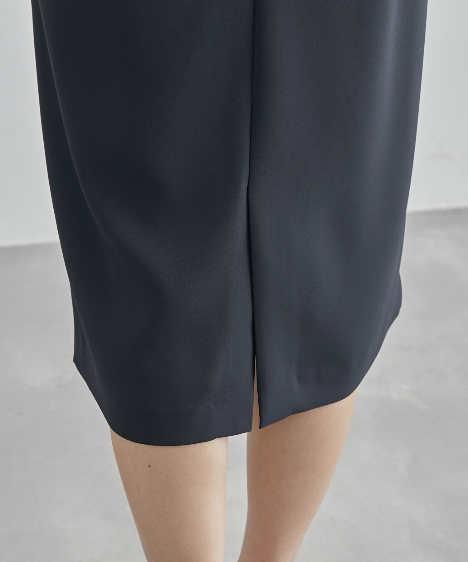 ROPE「ジョーゼットウエストタックワンピース/セットアップ対応・セレモニー対応」|ワンピース|