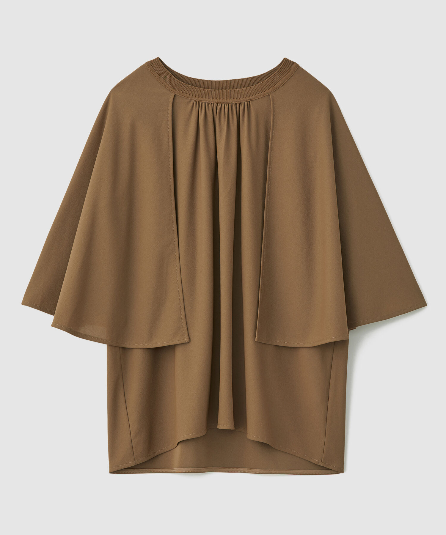 ROPE「ケープスリーブリンキングトップス」|Tシャツ・カットソー|