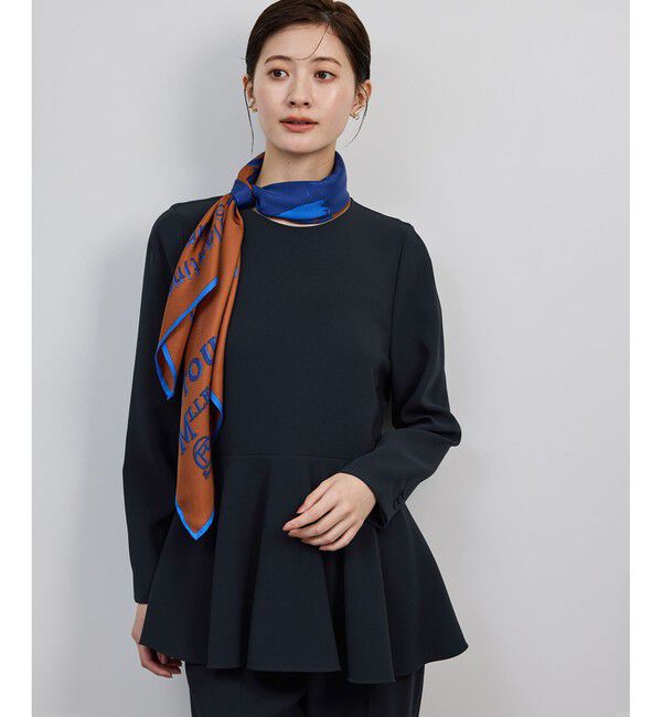 ROPE「トリアセダブルクロス デザインブラウス/イージーケア・セットアップ対応・25AW」|シャツ・ブラウス|