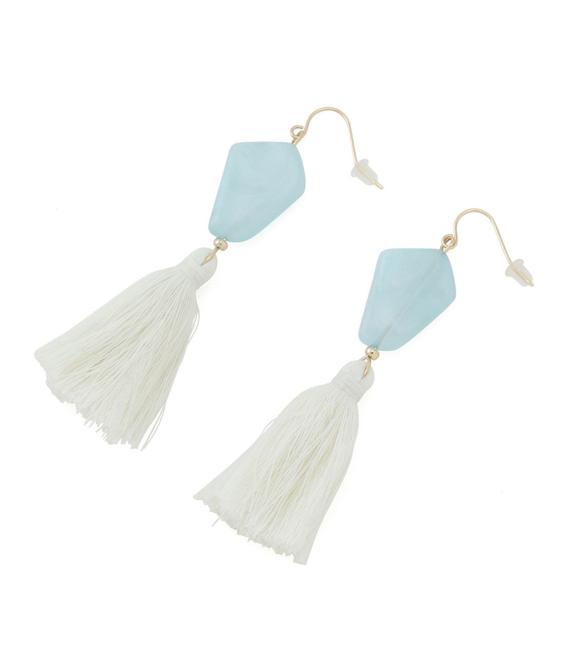 VIS「アクリルタッセルピアス」|ピアス|ブルー系(47)