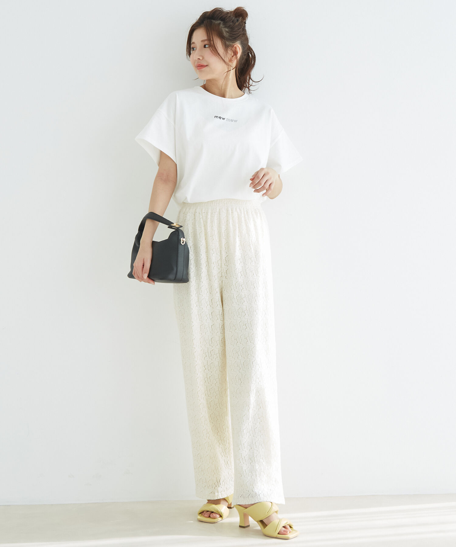 vis-a-vis「【WEB限定】総レースパンツ」|スラックス|